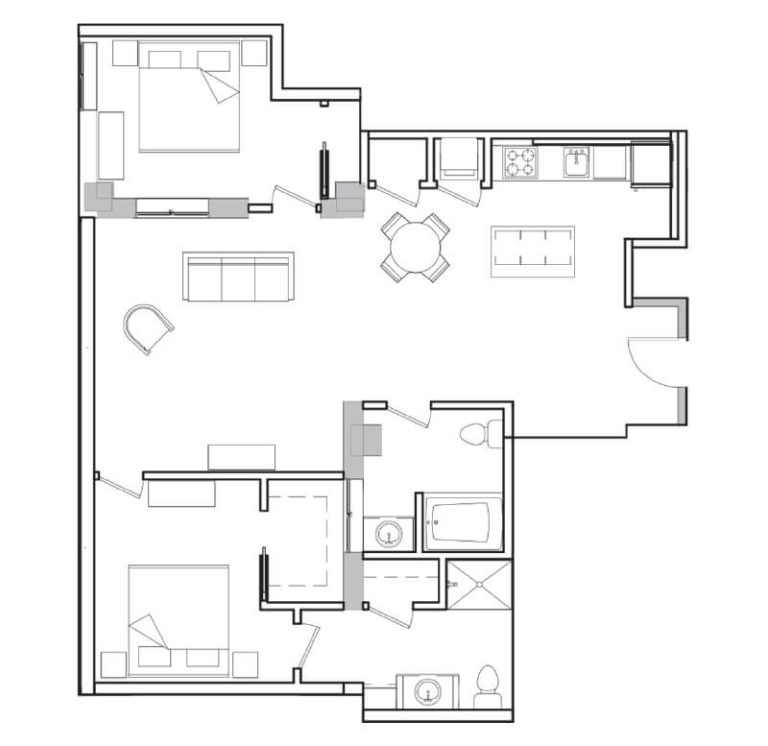 Floor Plans - The Barker Omaha